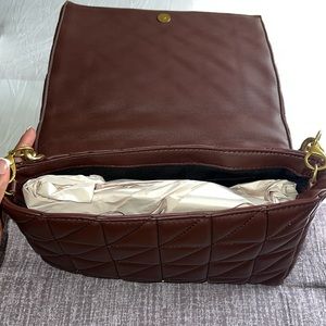 Zara gold chunky chain shoulder purse